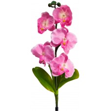 Светильник садово-парковый на солнечной батарее "Орхидея розовая", 5 LED белый, 70см , PL301