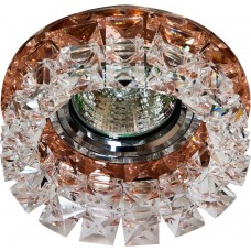 Светильник встраиваемый Feron CD2929 потолочный MR16 G5.3 коричневый-прозрачный