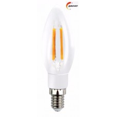Светодиодная (Диммер) Лампа Fil  Smartbuy-C37-5W/3000/E14 (SBL-C37DF-5-30K-E14)