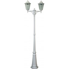 Светильник садово-парковый Feron 6214 столб 2*100W E27 230V, белый