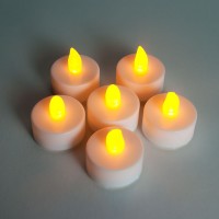 Набор декоративных свечей Feron FL077 c янтарной LED подсветкой, 6 шт