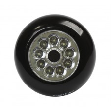 Светодиодный фонарь PUSH LIGHT 9 LED Smartbuy 3AAA, черный 