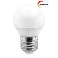 Светодиодная (Диммер) (LED) Лампа Smartbuy-G45D-07W/3000 (SBL-G45D-07-30K-E27)
