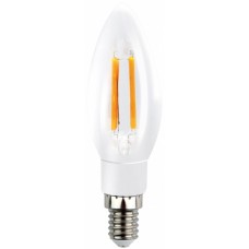 Светодиодная (LED)FIL Лампа Smartbuy-C37-05W/4000/E14