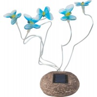 Светильник садово-парковый на солнечной батарее, 5 белых LED, синий, CD712B