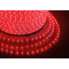 Дюралайт светодиодный, свечение с динамикой (3W), красный, 220В, диаметр 13 мм, бухта 100м