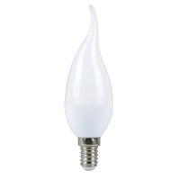 Светодиодная (LED) Свеча на ветру матовая Лампа Smartbuy-C37-07W/3000/E14