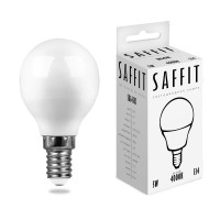 Лампа светодиодная SAFFIT SBG4505 Шарик E14 5W 4000K