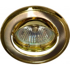 Светильник встраиваемый Feron 301T-MR16 потолочный MR16 G5.3 титан-золото