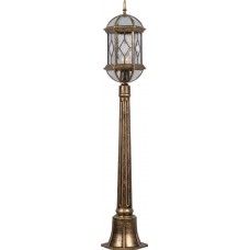 Светильник садово-парковый Feron PL170 столб шестигранный 60W E27 230V, черное золото