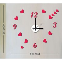Часы-наклейка на стену Feron NL37 с питанием от батареек
