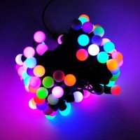 Гирлянда шарики LED RGB 28 4 м