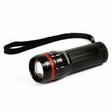 Светодиодный алюминиевый фонарь 3W Smartbuy, черный (SBF-305-3ААА)