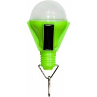 Светильник садово-парковый на солнечной батарее "Лампочка", 4 LED зеленый, 72*72*112мм , PL262