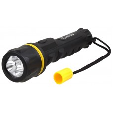 Светодиодный резиновый фонарь 3 LED Smartbuy 2D, черный