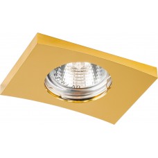 Светильник встраиваемый Feron DL5A потолочный MR16 G5.3 золото