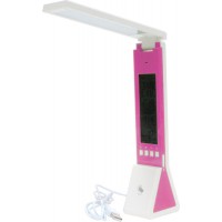 Настольный светодиодный светильник Feron DE1711 2W, розовый