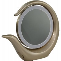 Настольное зеркало Smartbuy с LED подсветкой 002/7+ Golden (SBL-Mr-022-Golden)